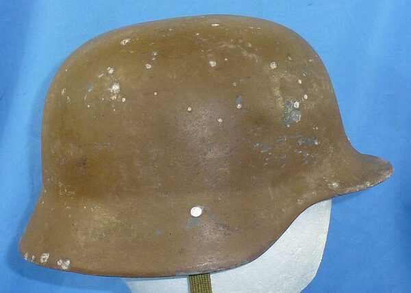WWII Japanese Civil Defense Helmet in German Stahlhelm Style - Image 3