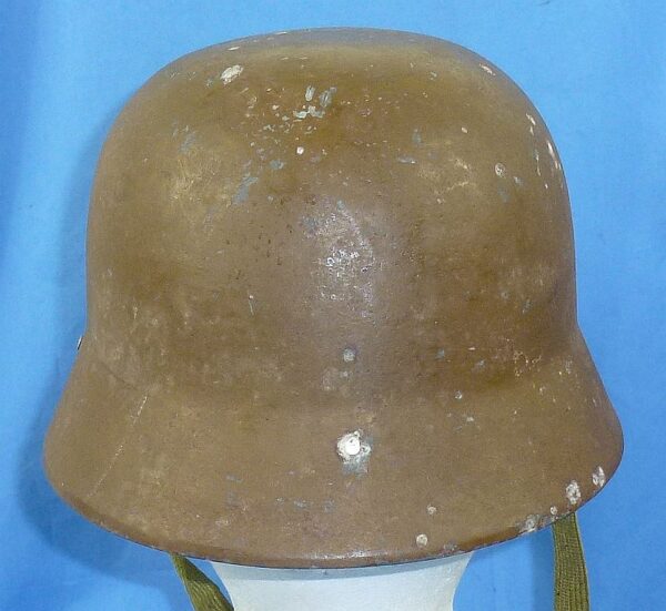 WWII Japanese Civil Defense Helmet in German Stahlhelm Style - Image 4