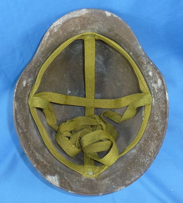 WWII Japanese Civil Defense Helmet in German Stahlhelm Style - Image 7