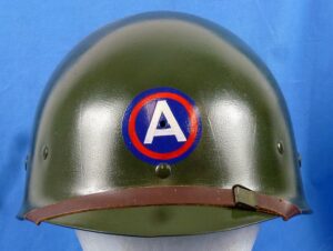 WWII Third Army XII Corps Parade M1 Helmet Liner