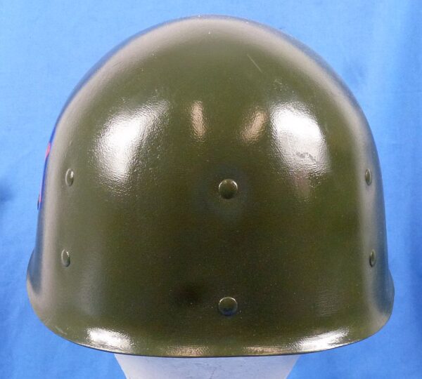 WWII Third Army XII Corps Parade M1 Helmet Liner - Image 2