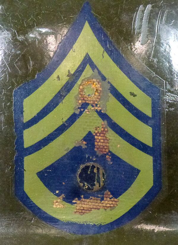 Named 159th Transportation Battalion Staff Sergeant Parade M1 Helmet Liner - Image 2