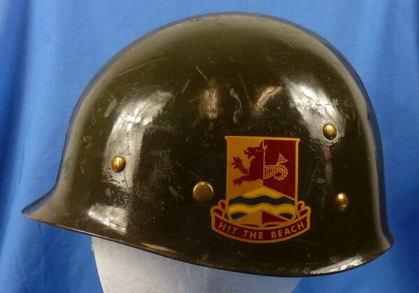Named 159th Transportation Battalion Staff Sergeant Parade M1 Helmet Liner - Image 6