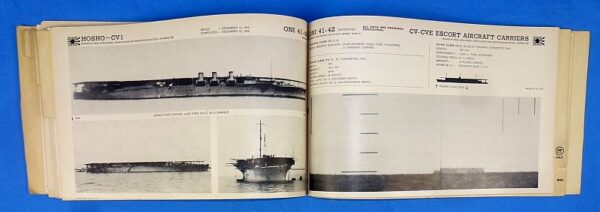 1943 Restricted Recognition Pictorial Manual of Naval Vessels - Image 4
