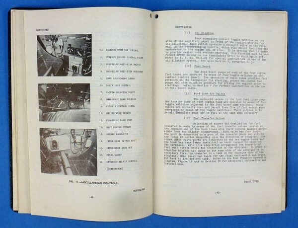 1944 Restricted Boeing Company B-17 Flying Fortress Familiarization Manual - Image 6