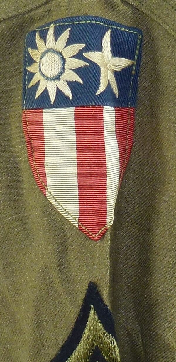 WWII China Burma India Theater / 2nd Air Force Technical Sergeant Air Gunner's Shirt - Image 6