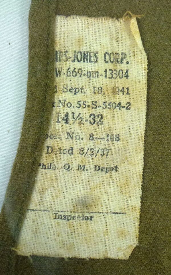 WWII China Burma India Theater / 2nd Air Force Technical Sergeant Air Gunner's Shirt - Image 8