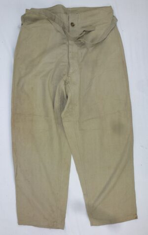 1944 Dated Japanese Army EM/NCO 3/4 Length Cotton Trousers
