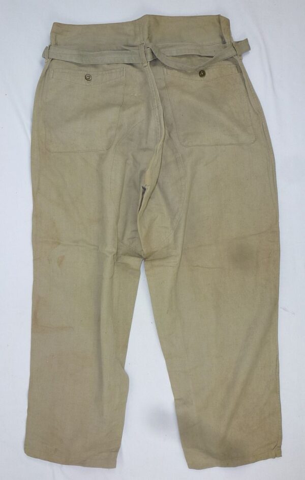 1944 Dated Japanese Army EM/NCO 3/4 Length Cotton Trousers - Image 3