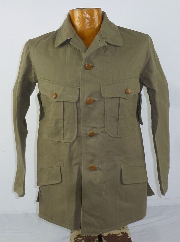 1944 Dated Near Mint Japanese Army EM/NCO 2nd Type Tropical Pleated Pocket Tunic