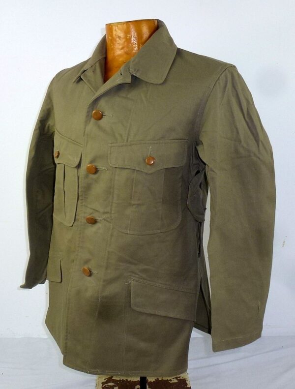 1944 Dated Near Mint Japanese Army EM/NCO 2nd Type Tropical Pleated Pocket Tunic - Image 2