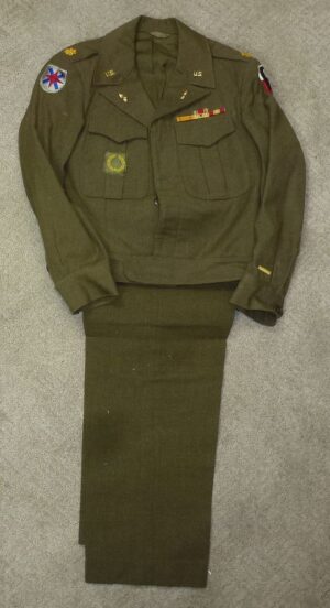 WWII First Army XIV Corps Ordnance Major's Uniform
