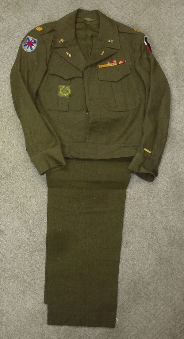 WWII First Army XIV Corps Ordnance Major's Uniform