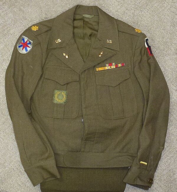 WWII First Army XIV Corps Ordnance Major's Uniform - Image 2