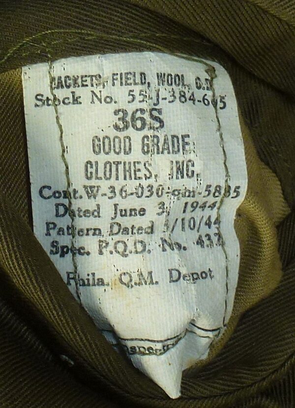 WWII First Army XIV Corps Ordnance Major's Uniform - Image 5