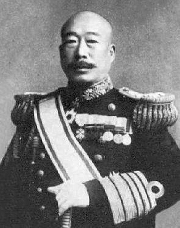 1922 Large Presentation Gift Scroll From Admiral Nawa Matahachirō - Image 4