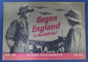 German "Against England in North Africa" Booklet