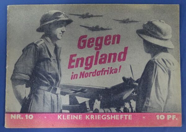 German "Against England in North Africa" Booklet