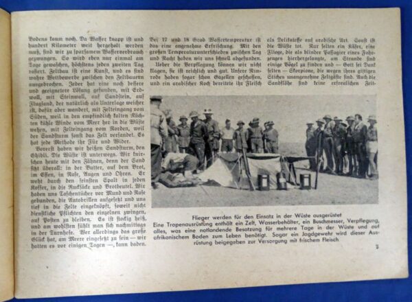German "Against England in North Africa" Booklet - Image 4