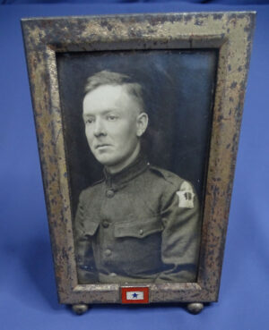 WWI 2nd Infantry Division 17th Artillery Son In Service Framed Photograph