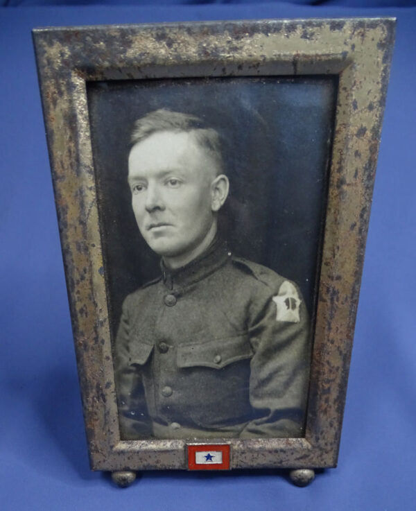 WWI 2nd Infantry Division 17th Artillery Son In Service Framed Photograph