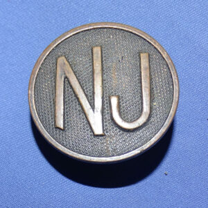 WWI NJ Collar Disk New Jersey