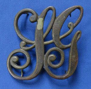 Post Civil War Militia Cartridge Box Insignia