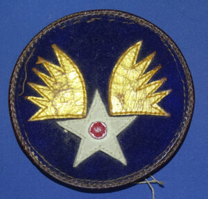 WWII Army Air Forces Theater Made Leather Patch