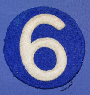 WWI 6th Corps Patch