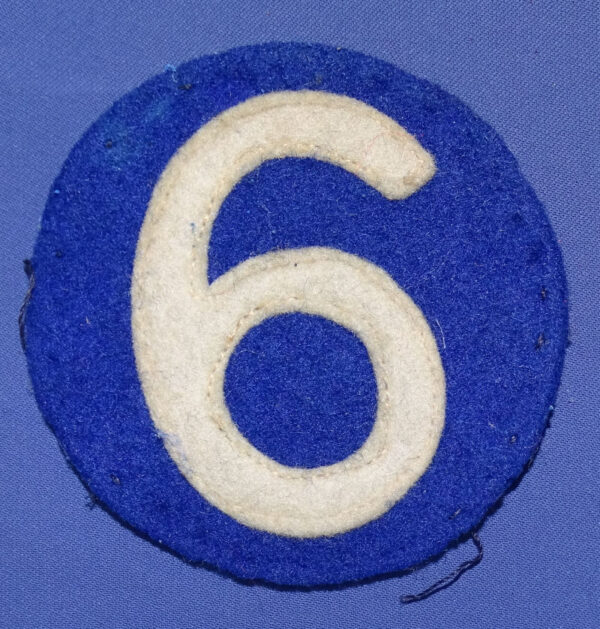 WWI 6th Corps Patch