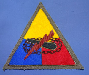 WWII Bullion German Made Armored Forces Patch