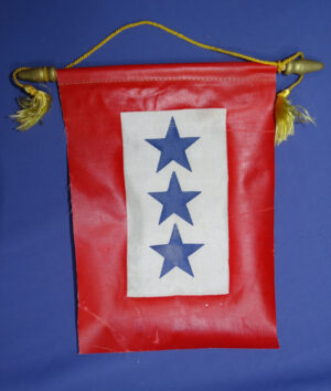 WWII Three Sons In Service Window Flag 6 x 8 inches