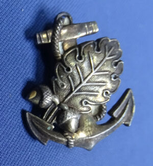 WWII USN Navy Nurse Corps Sterling Collar Insignia