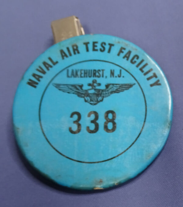 USN Lakehurst Naval Air Test Facility Badge