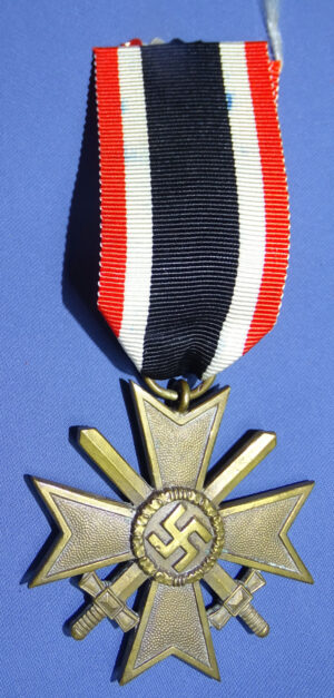 WWII German War Merit Cross 2nd Class in Tombac