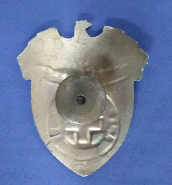 WWII American Red Cross Military Welfare Visor Hat Insignia - Image 2