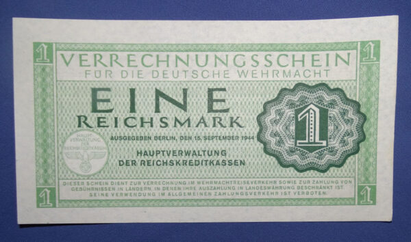 WWII German EINE Reichsmark