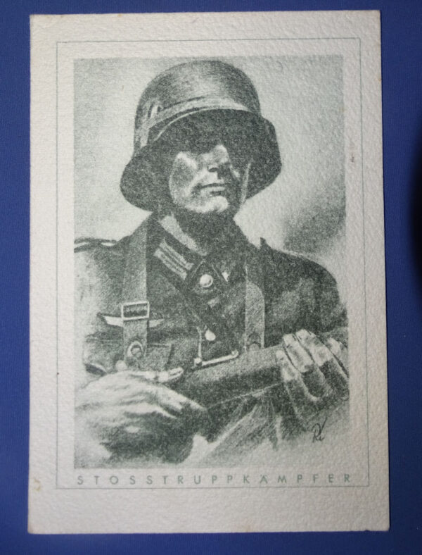 WWII German Soldier Postcard