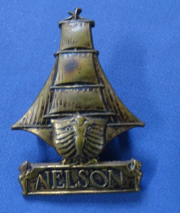 WWI British Royal Naval Division Nelson Cap Badge