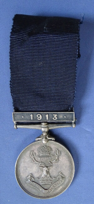 1913 British Gordon Highlanders Company Championship Medal Named & Engraved "No 7193 L/S F. Boyne"