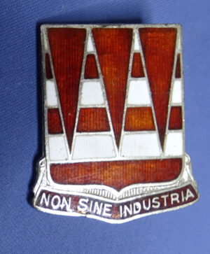 WWII 63rd Engineer Sterling Bn DI/Crest