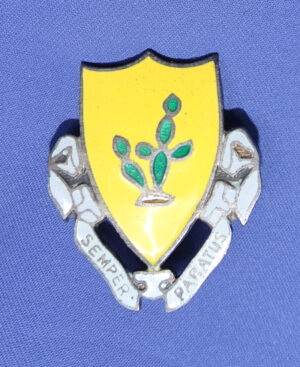 WWII 12th Cavalry Regiment Sterling DI/Crest
