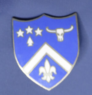 224th Infantry Regiment Screw Back DI/Crest - Meyer