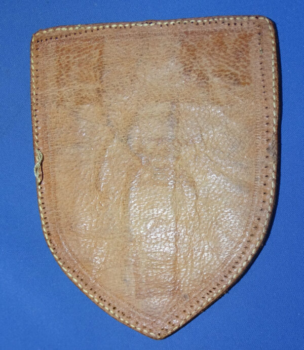 WWII CBI Leather Patch - 3 X 3-5/8 inches - Image 2