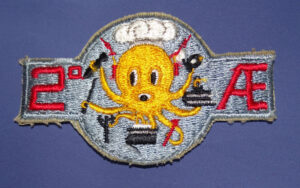 1950's Air Force 2nd Armament & Electronics Squadron Patch