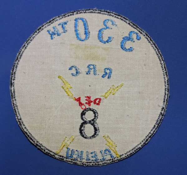 Vietnam 330th R.R.C. Detachment 8 Patch - Image 2