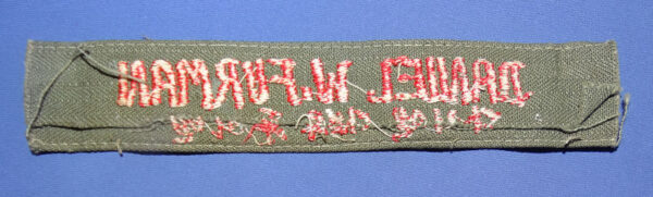 Theater Made US Uniform Name Tape with Chinese Characters - Image 2