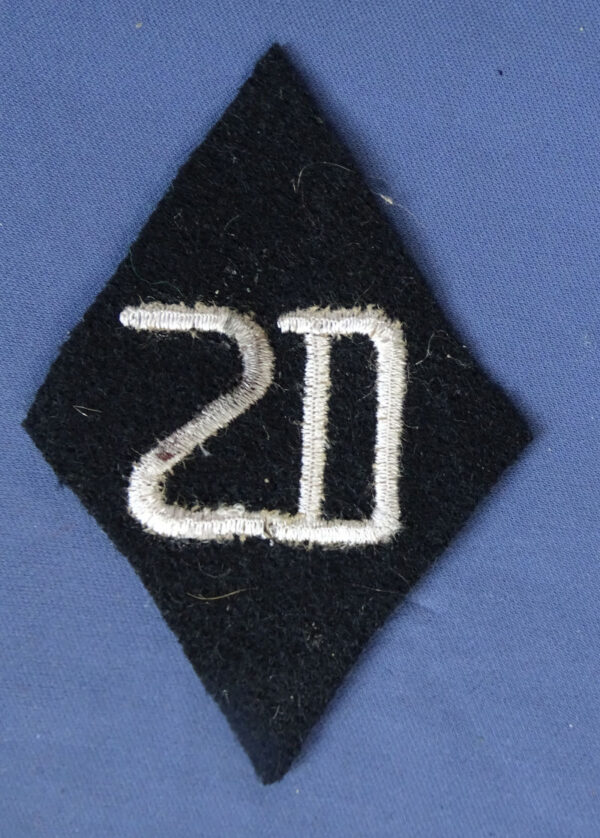 WWII German SS SD Security Sleeve Diamond - Image 2