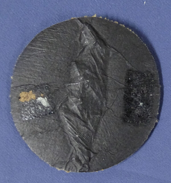 WWII German Police Radio Operator Silver Wire Trade Badge - Image 2