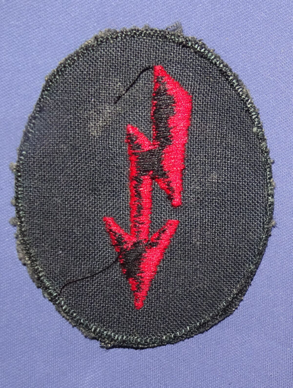 WWII German Army Cloth Artillery Radio Operator Trade Badge - Image 2